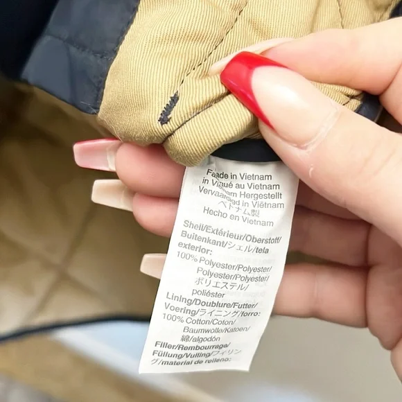 J. Crew Mercantile 100% Polyester Navy Blue Quilted Women’s Vest - Picture 7 of 13